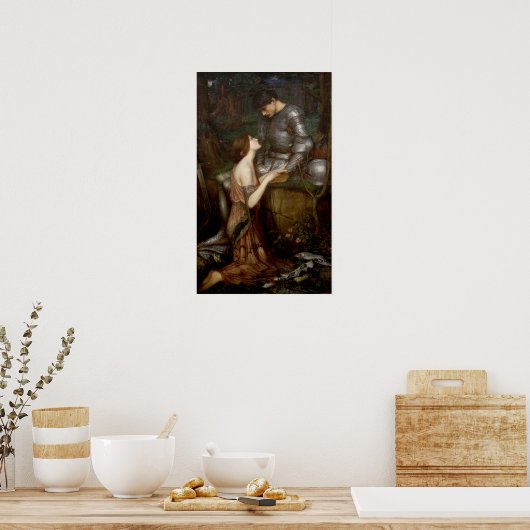 Lamia door John William Waterhouse Poster (Keuken)
