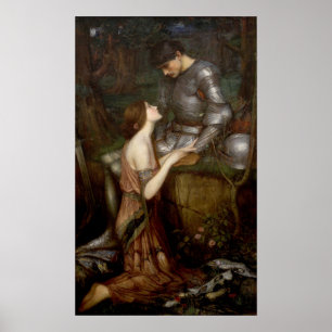 Lamia door John William Waterhouse Poster