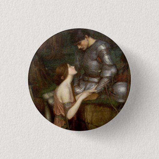 Lamia door John William Waterhouse Ronde Button 3,2 Cm (Voorkant)