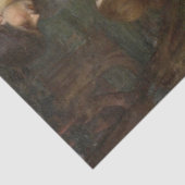 Lamia door John William Waterhouse Tissuepapier (Detail)