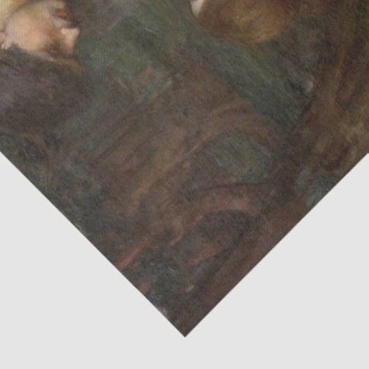 Lamia door John William Waterhouse Tissuepapier (Detail)