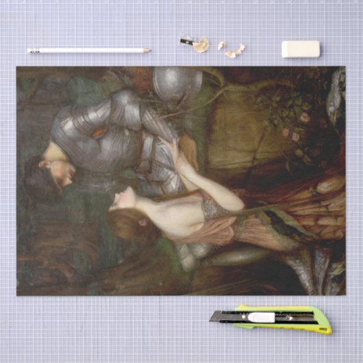 Lamia door John William Waterhouse Tissuepapier (Craft)