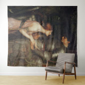 Lamia en de Soldaat door J W Waterhouse 1905 Wandkleed (In Situ (horizontaal))