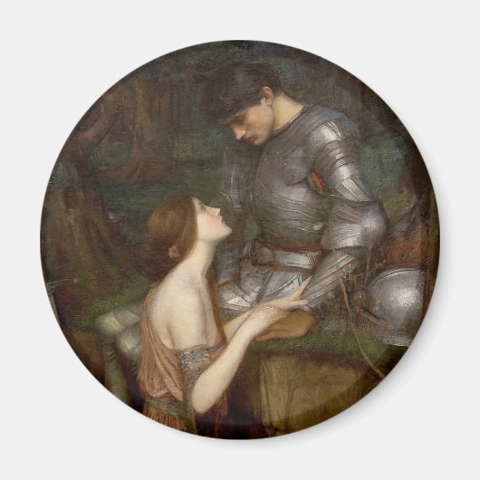 Lamia en de soldaat van John William Waterhouse Magneet (Voorkant)