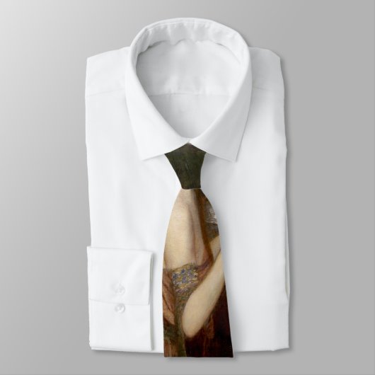 Lamia en de soldaat van John William Waterhouse Stropdas (Gebonden)