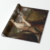 Lamia en de Soldier (door John William Waterhouse) Cadeaupapier (Uitgerold)