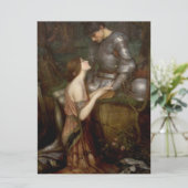 Lamia en de Soldier (door John William Waterhouse) Kaart (Staand voorkant)