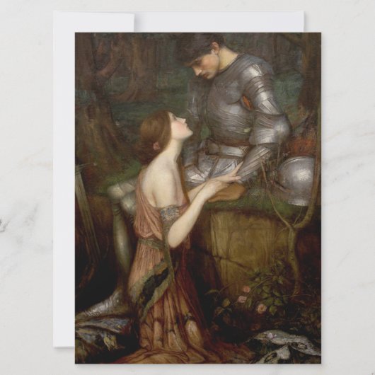 Lamia en de Soldier (door John William Waterhouse) Kaart (Voorkant)