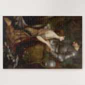 Lamia en de Soldier (door John William Waterhouse) Legpuzzel (Horizontaal)