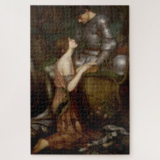 Lamia en de Soldier (door John William Waterhouse) Legpuzzel (Verticaal)