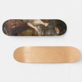 Lamia en de Soldier (door John William Waterhouse) Persoonlijk Skateboard (Horizontaal)