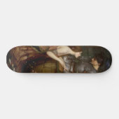 Lamia en de Soldier (door John William Waterhouse) Persoonlijk Skateboard (Horizontaal)