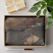 Lamia en de Soldier (door John William Waterhouse) Tissuepapier (Geschenk)