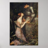 Lamia en de Soldier - John William Waterhouse Poster (Voorkant)