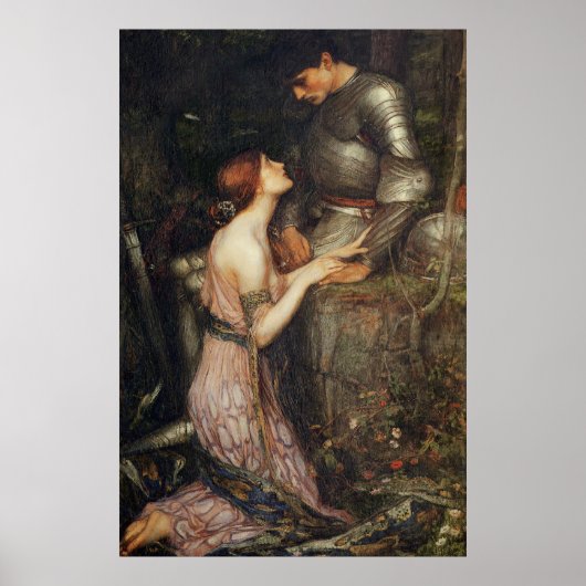 Lamia en de Soldier - John William Waterhouse Poster (Voorkant)