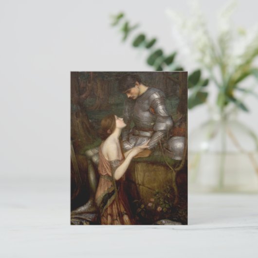 Lamia en de Soldier van John William Waterhouse Briefkaart (Staand voorkant)