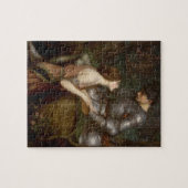 Lamia en de Soldier van John William Waterhouse Legpuzzel (Horizontaal)