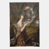 Lamia en de Soldier van John William Waterhouse Theedoek (Verticaal)