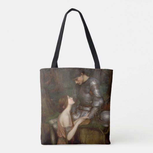 Lamia en de Soldier van John William Waterhouse Tote Bag (Achterkant)