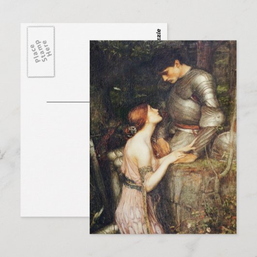 Lamia op haar Knees Briefkaart (Voorkant / Achterkant)