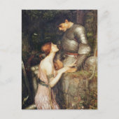 Lamia op haar Knees Briefkaart (Voorkant)