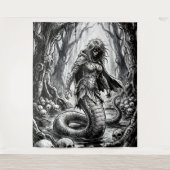 Lamia the Serpent Queen of Skulls Wandkleed (Voorkant)