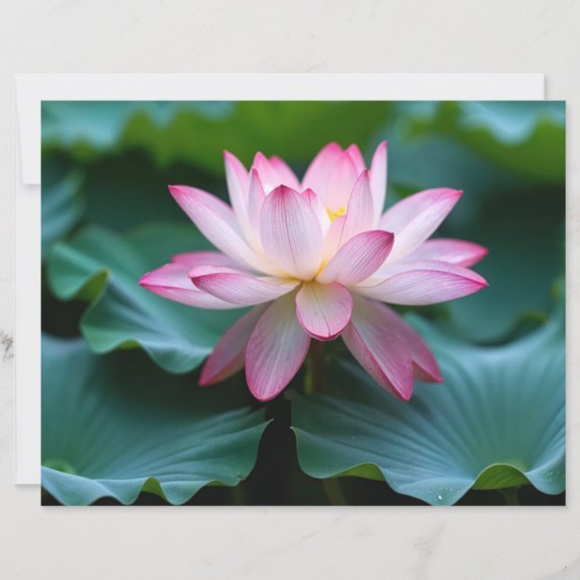 Lámina de papel ,Serenidad Floral (Voorkant)