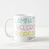 Laminaat. klittenband. Herhaal. Mok (Links)