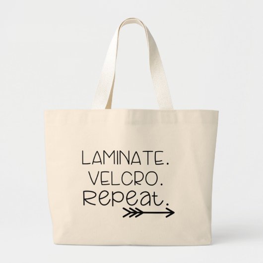 Laminaat. klittenband. Herhaal. Tas (Voorkant)
