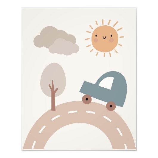 Láminas habitación bebé  foto afdruk (Voorkant)