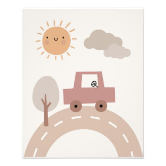 Láminas habitación bebé  foto afdruk