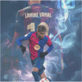 Lamine yamal Barcelona football speler Sticker (Voorkant)