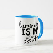 Lamineren is mijn jam! Mok (Voorkant rechts)