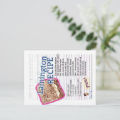 Lamington-ontvanger Briefkaart (Staand voorkant)