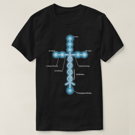 Laminin Cross 2 Gift Halloween Day Thanksgiving Ch T-shirt (Design voorkant)