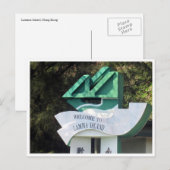 Lamma-eiland Briefkaart (Voorkant / Achterkant)