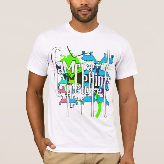 Lammas Mannen wit:D T-shirt (Voorkant)