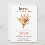 Lammas Pagan Herfst Oogst Tarwe Boeket Kaart (Voorkant)