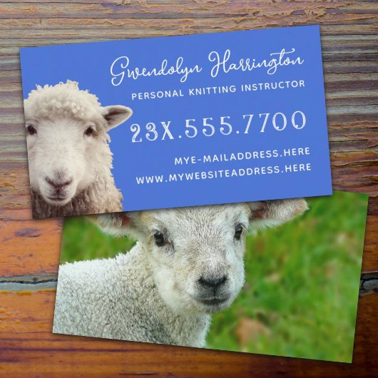 Lammenschaap Brei-instructeur Visitekaartje