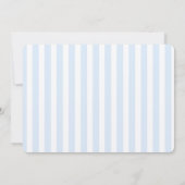  lammeren in het Baby shower Blauwe Ribbons Kaart (Achterkant)