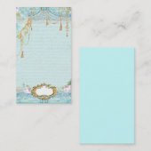 Lammeren in roze roze visitekaartjes (Voorkant / Achterkant)