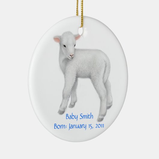  lammeren keramisch ornament (Rechts)