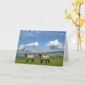 Lammetjes Kaart (Gele Bloem)