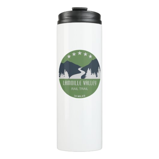 Lamoille Valley Rail Trail Vermont Thermosbeker (Voorkant)