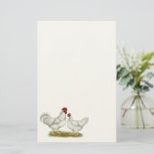 Lamona Chickens Briefpapier (Staand voorkant)