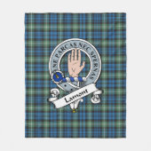 Lamont Ancient Clan badge Tartan Pset Fleece Deken (Voorkant)