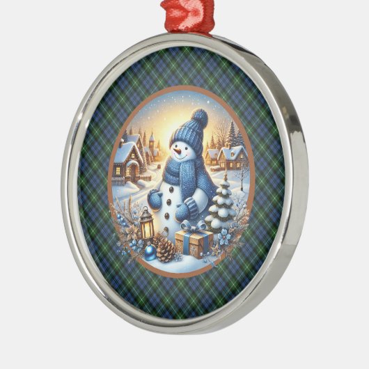 Lamont Ancient  Scottish Tartan Christmas Metalen Ornament (Links)