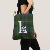Lamont Clan Tartan Monogram Tote Bag (Dichtbij)