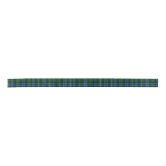 Lamont Clan Tartan Pset Ribbon Satijnen Lint (Voorkant)