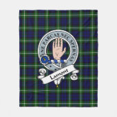 Lamont Modern Clan badge Tartan Pset Fleece Deken (Voorkant)